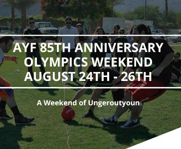 AYF West 85th Anniversary Olympics Weekend