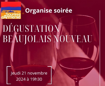 Dégustation du beaujolais nouveau