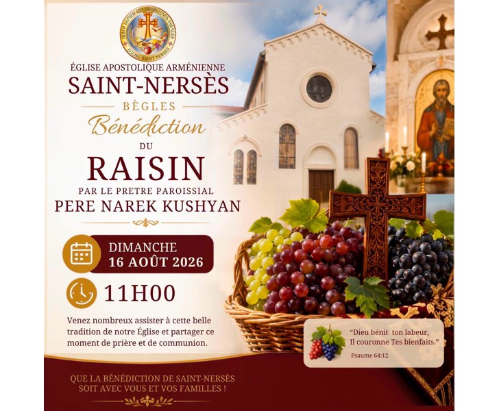 Bénédiction du Raisin