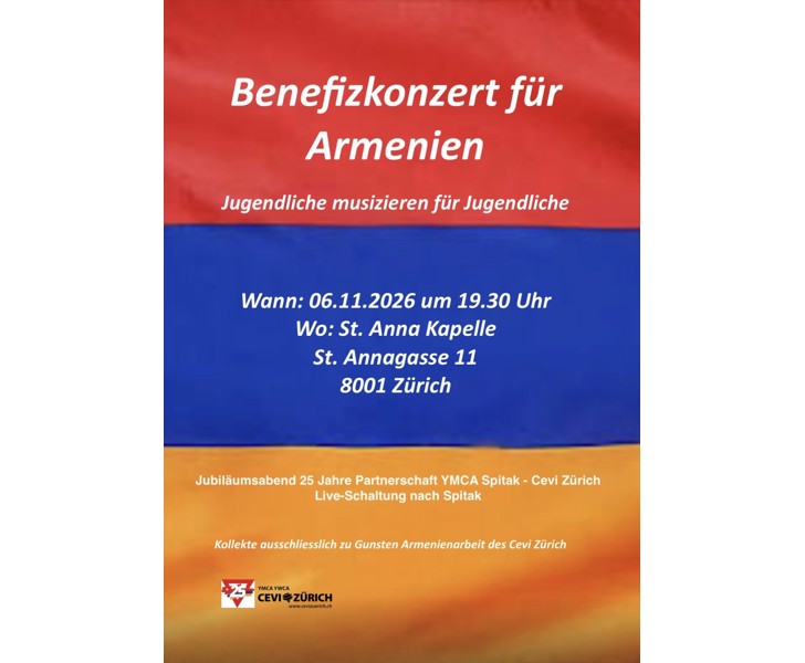 Benefizkonzert für Armenien