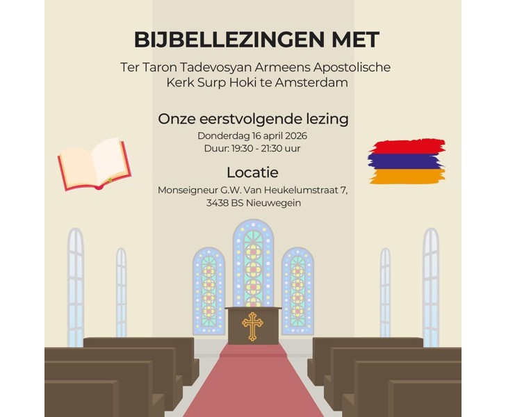 Bijbellezingen met Ter Taron Tadevosyan