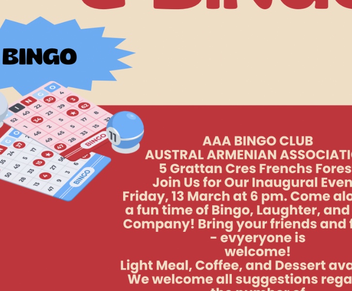 Bingo on Friday nights