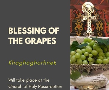 Blessing of the grapes