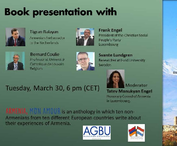 Book Presentation: Armenia, mon amour