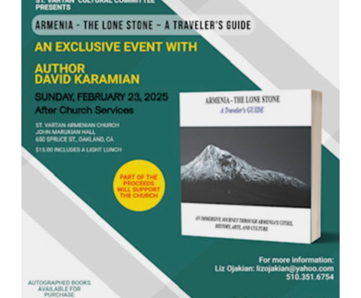 Book Presentation - Armenia The Lone Stone, A Traveler's Guide