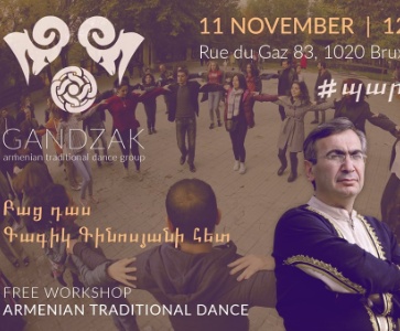 «Պարո՛վ» ավանդական պարերի բաց դաս, Գագիկ Գինոսյանի հետ