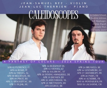 Caléidoscopes : Jean-Samuel BEZ, Jean-Luc Therrien en tournée européenne 