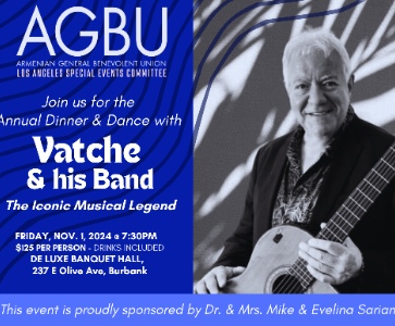 Annual Dinner & Dance with Vatche & his Band