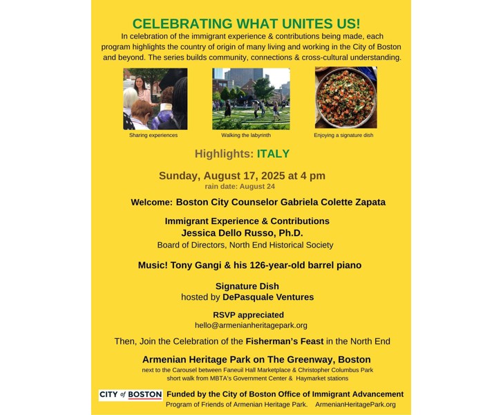 Celebrating What Unites Us! Highlights: Italy