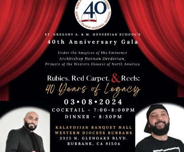 Celebration of Hovsepian school’s 40th anniversary gala