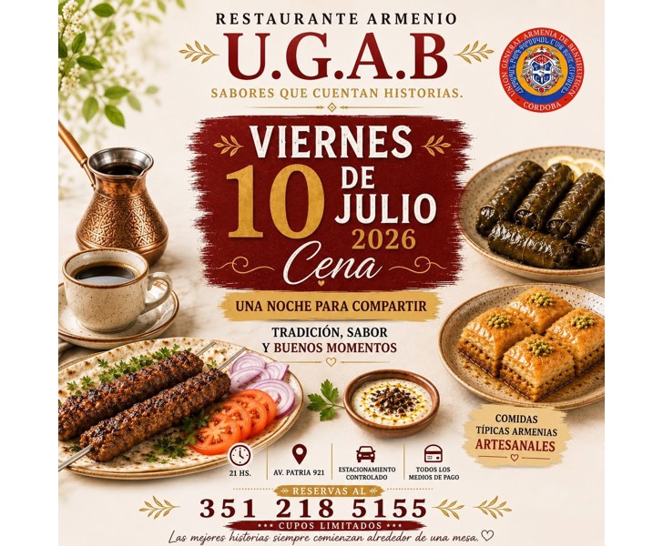 Cena Armenia en U.G.A.B
