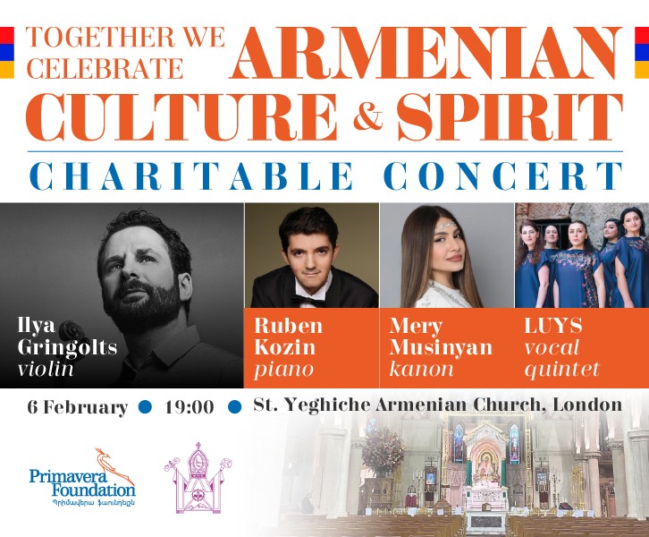 Charitable Concert: Together We Celebrate Armenian Culture & Spirit