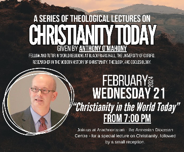 Christianity Today Lecture 1
