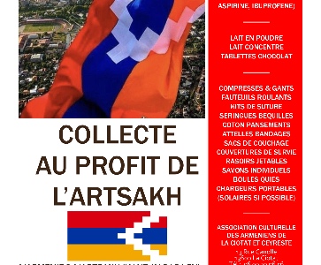 COLLECTE AU PROFIT DE L'ARTSAKH