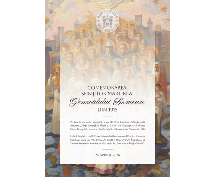 Comemorarea Sfinților Martiriai Genocidului Armean din 1915