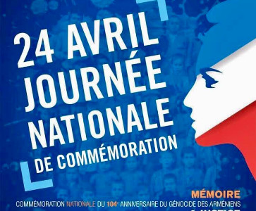 Commémoration du 104e anniversaire du Génocide des Arméniens