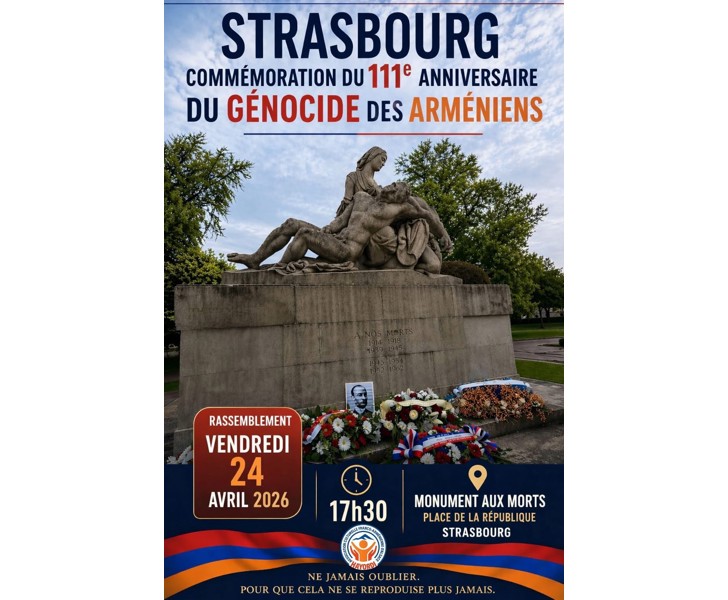 Commémoration du 111e anniversaire du Génocide des Arméniens
