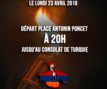 Commémoration du Génocide des Arméniens à Lyon