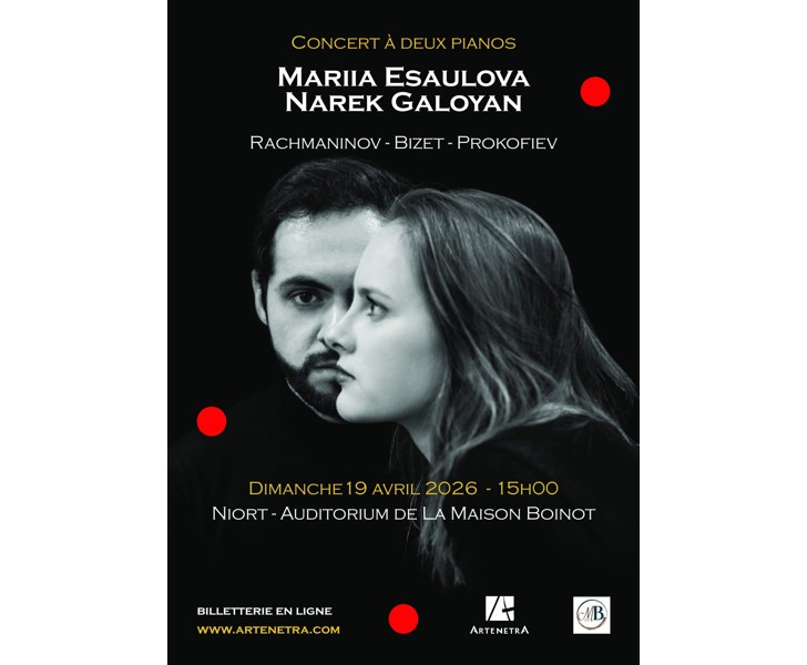 Concert à deux pianos - Mariia Esaulova & Narek Galoyan