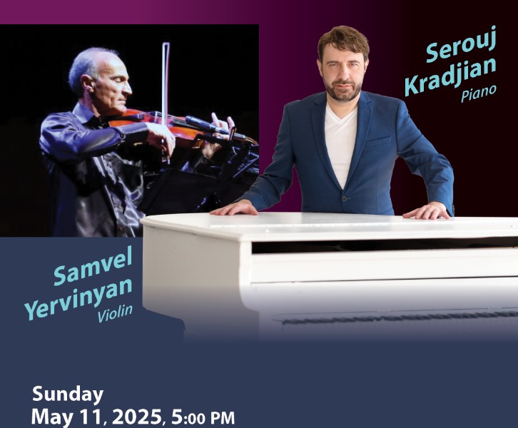 Concert by Serouj Kradjian and Samvel Yervinyan