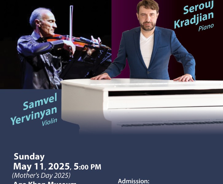 Concert by Serouj Kradjian and Samvel Yervinyan