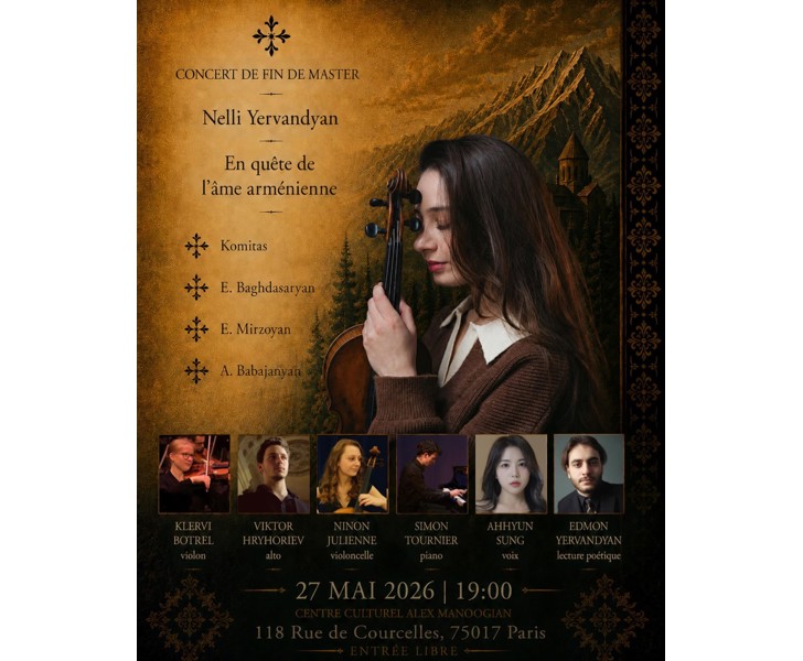 Concert de fin de Master - Nelli Yervandyan