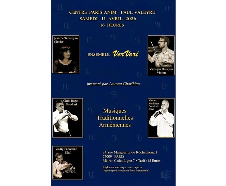 Concert de l'Ensemble VERVERI