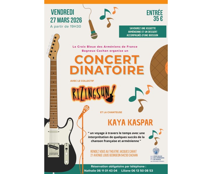 Concert Dînatoire avec Rizingsun et Kaya Kaspar