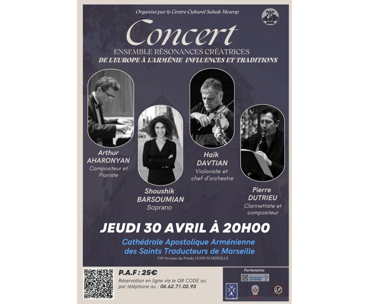 Concert - Ensemble Résonances Créatrices