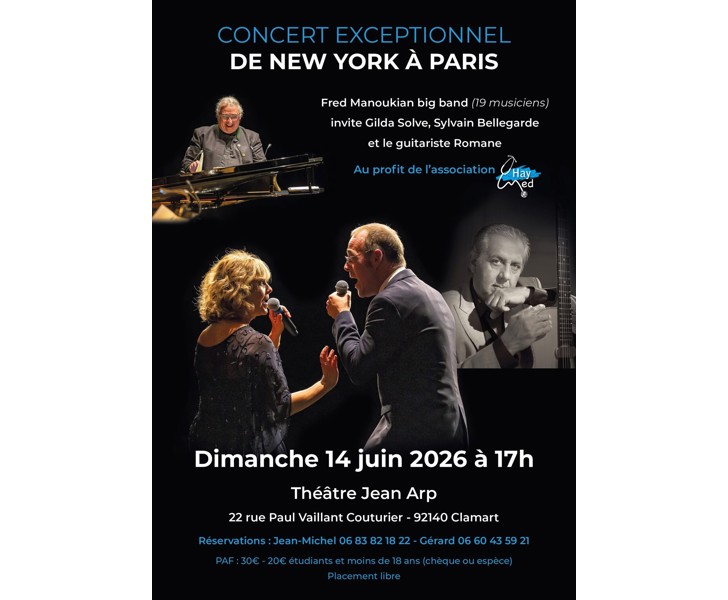 Concert exceptionnel de New York à Paris