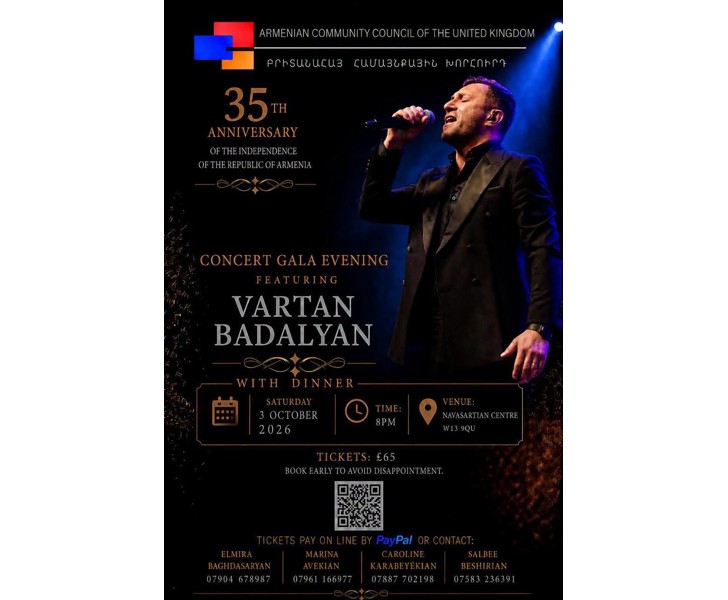 Concert Gala Evening featuring Vartan Badalyan