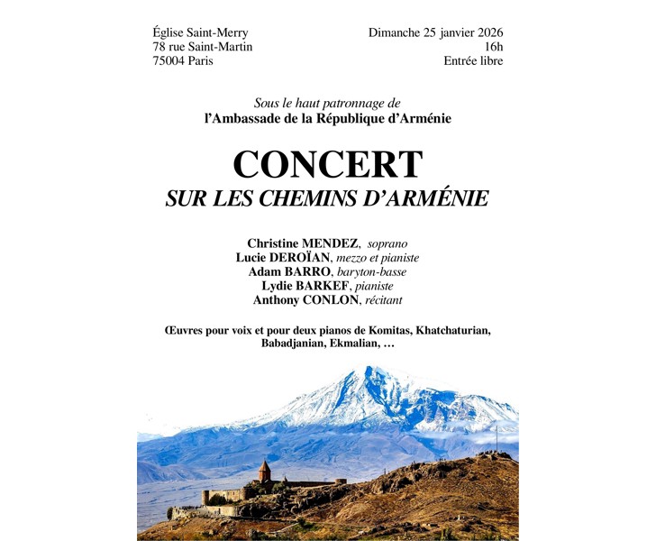 Concert sur les chemins d'Arménie