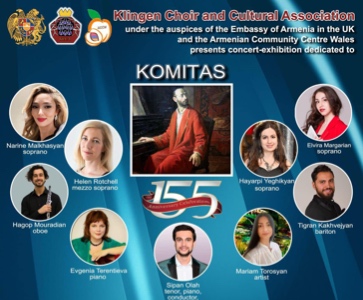Concert the timeless music of Komitas and Exhabition of Armenian antique jewellery