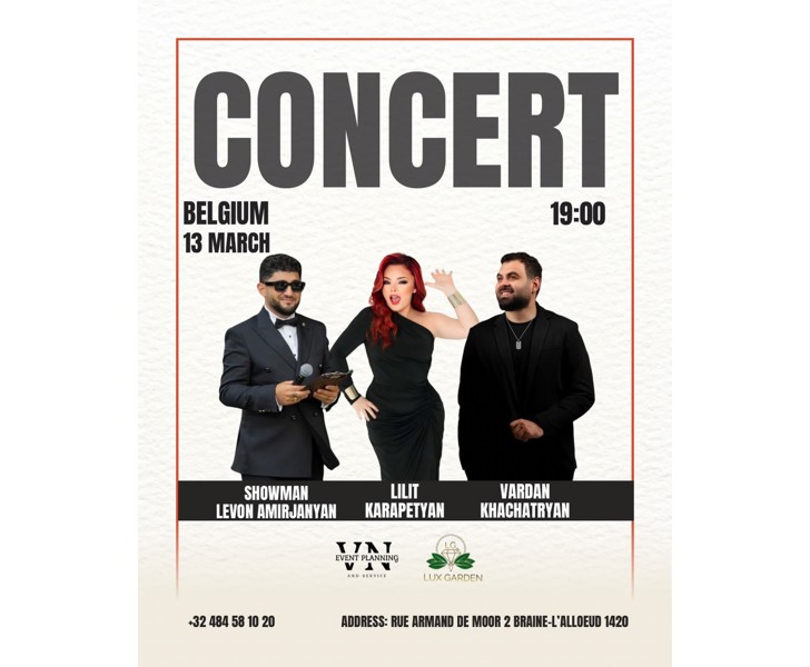 Concert with Lilit Karapetyan, Levon Amirjanyan & Vardan Khachatryan