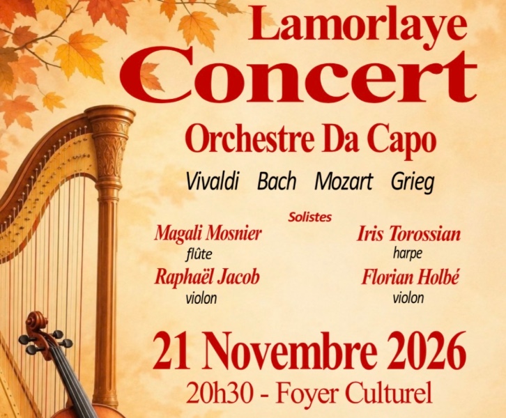 Concertos avec les solistes Iris Torossian, Magali Mosnier, Raphaël Jacob et Florian Holbé
