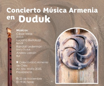 CONCIERTO DE MÚSICA ARMENIA EN DUDUK