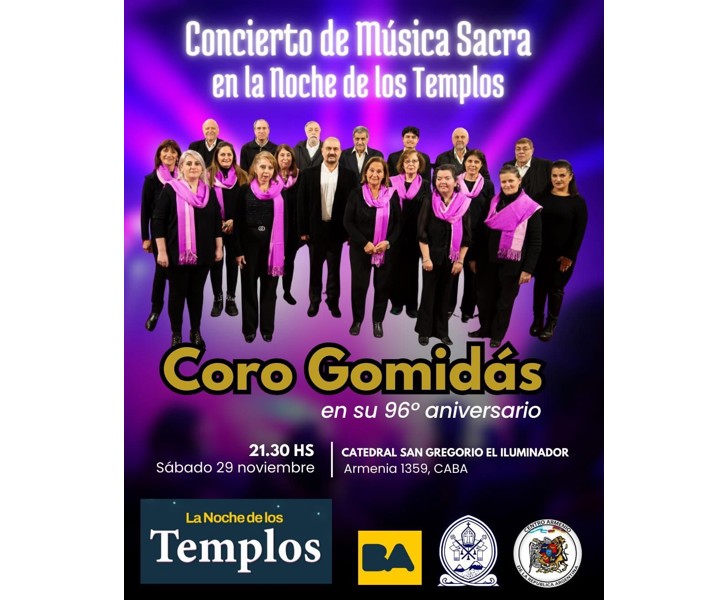 Concierto de Música Sacra en la Noche de los Templos