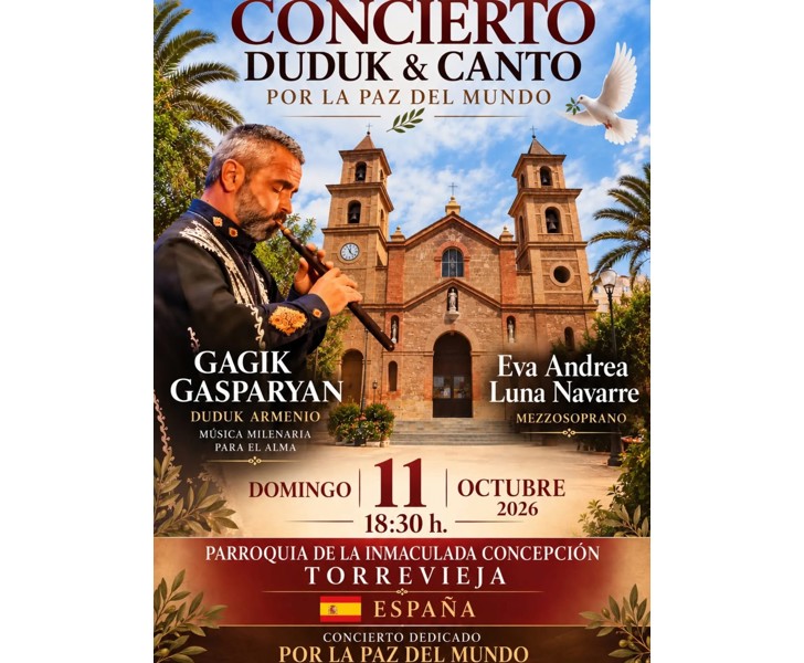 Concierto Duduk & Canto por la Paz del Mundo