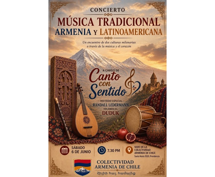 Concierto Música Tradicional Armenia y Latinoamericana