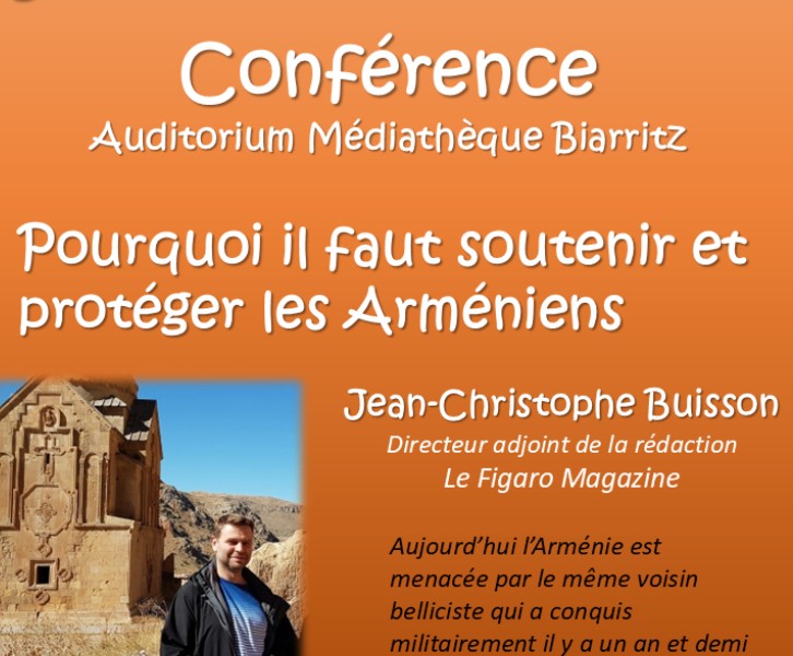 Conférence de  Jean-Christophe BUISSON à la Médiathèque de Biarritz