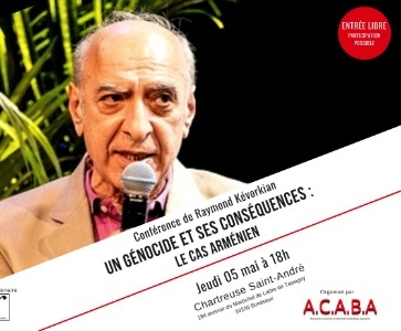 Conférence de Raymond Kévorkian "Un génocide et ses conséquences : le cas arménien"