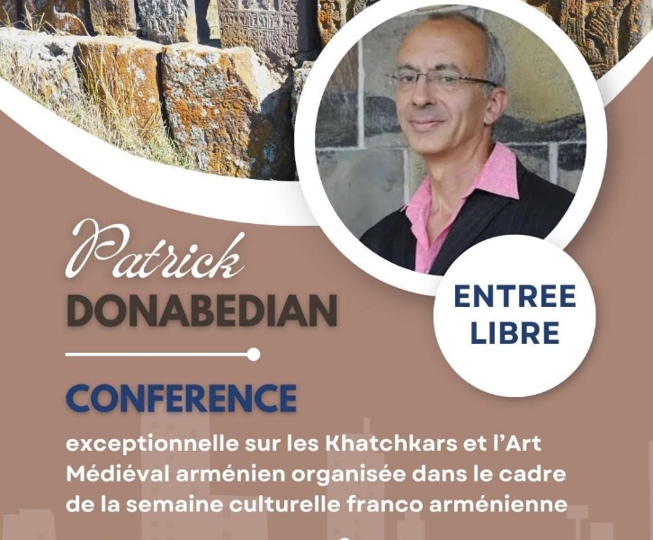 Conférence sur les khatchkars avec Patrick Donabedian