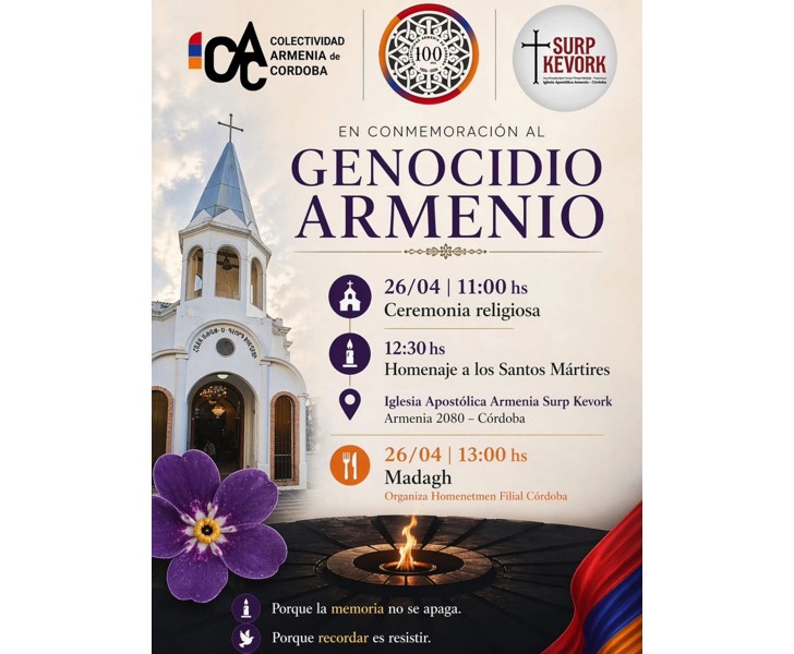 Conmemoración al Genocidio Armenio