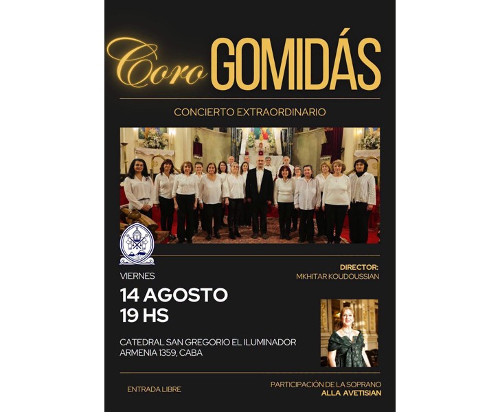Coro Gomidás - Concierto Extraordinario