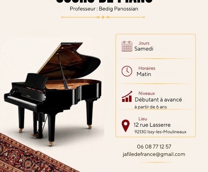 Cours de piano