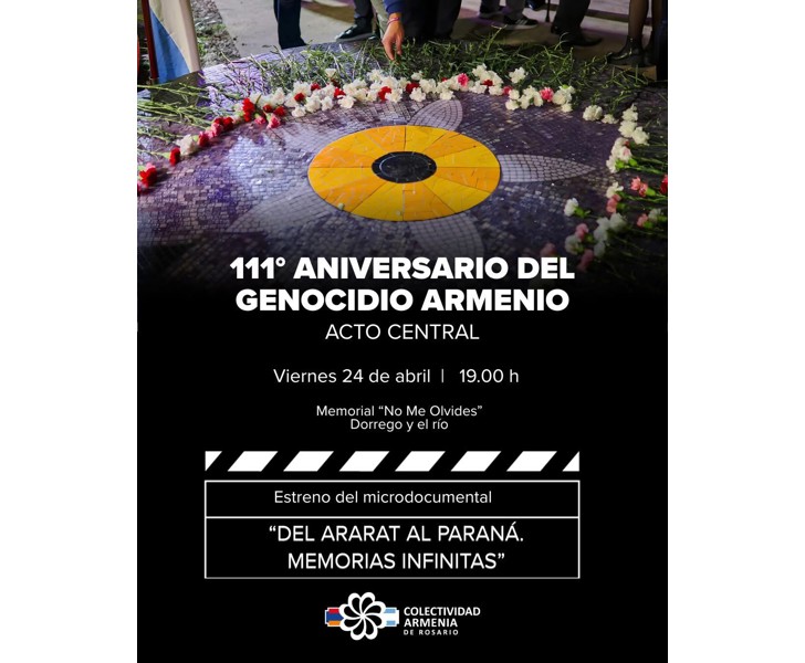 111° Aniversario del Genocidio Armenio