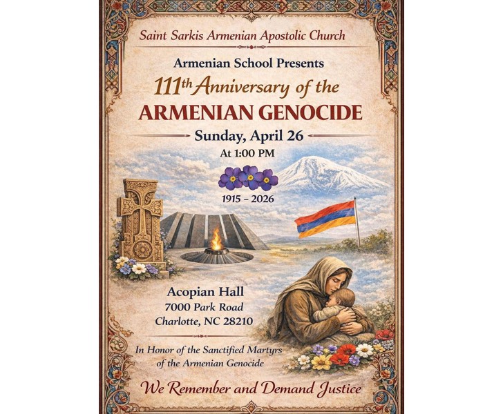 111th Anniversary of the Armenian Genocide