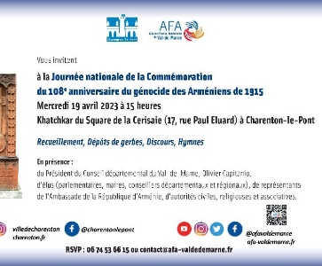 Commémoration du génocide des arméniens 