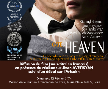 Diffusion du film 'Gate to Heaven' du réalisateur Jivan Avetisyan