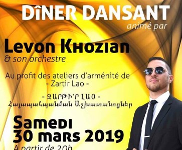 Dîner Dansant animé par Levon Khozian et son orchestre